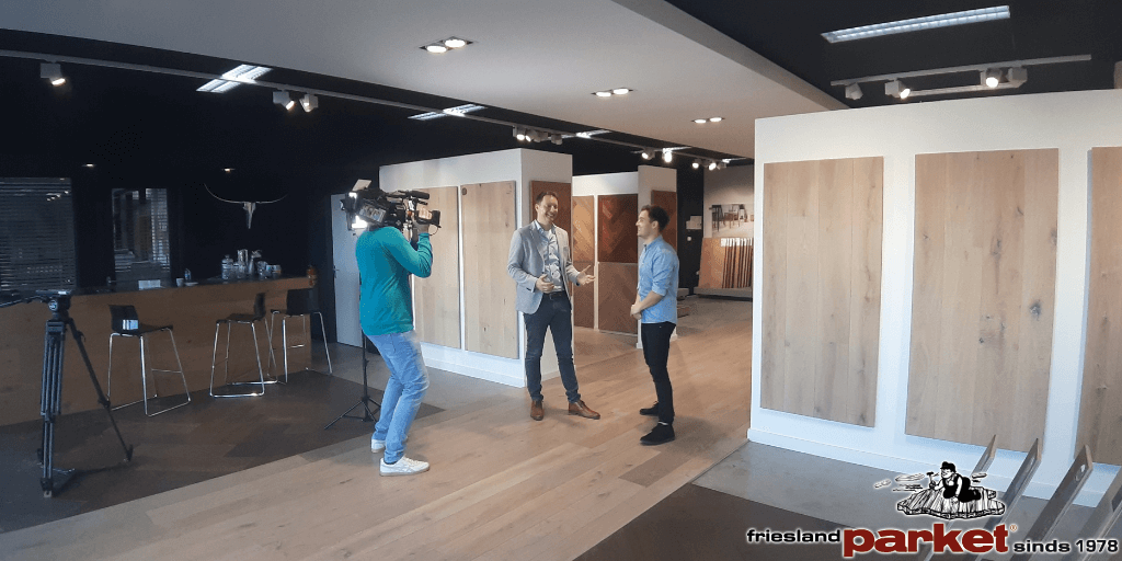 Gefilmd bij Friesland Parket voor RTL 4 TVprogramma